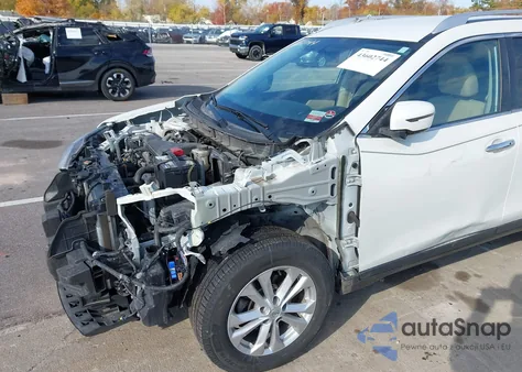 2016 Nissan Rogue Sv z USA, uszkodzony, nr VIN KNMAT2MV5GP685224